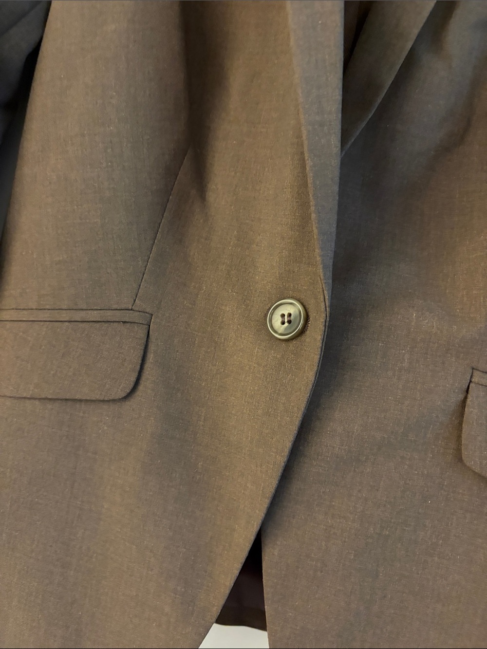 NWOT-The Limited Women's Brown Tailored Single-Button Blazer - Picture 3 of 6